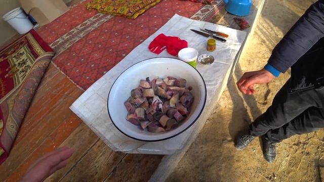 Как Узбеки жарят Рыбу!!!Маринка!!!Узбекистан!!!