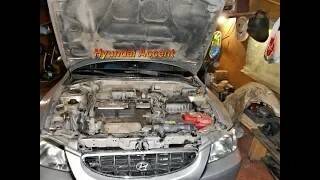 Hyundai Accent ,что стучит в передней подвеске.