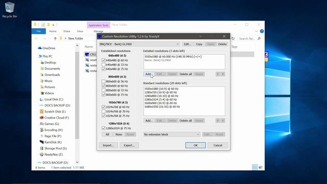 Overclocking Monitor With CRU Tutorial (Nvidia Super Resolution Fix)