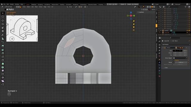 Моделирование под Subdivision Surface #19