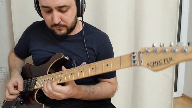 Staind - Reply guitar solo cover смотреть онлайн