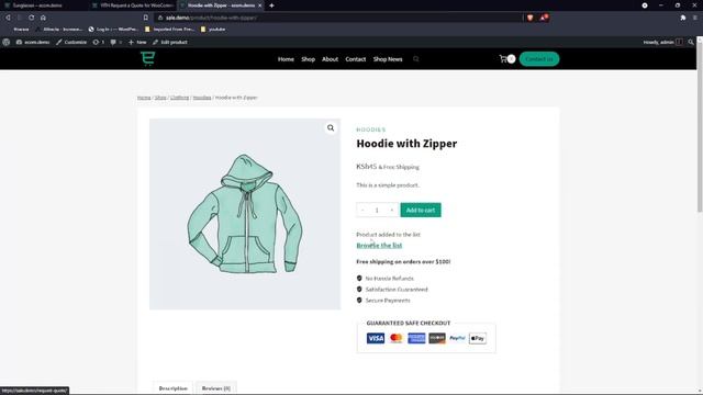 WooCommerce request a quote (request a quote plugin WordPress) смотреть онлайн
