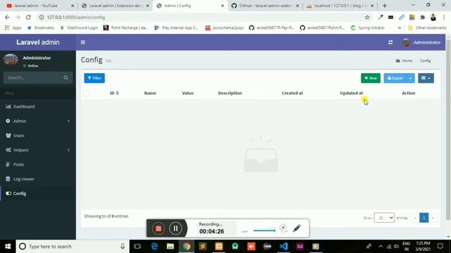 Install Config Manager Extension | laravel-admin.org смотреть онлайн