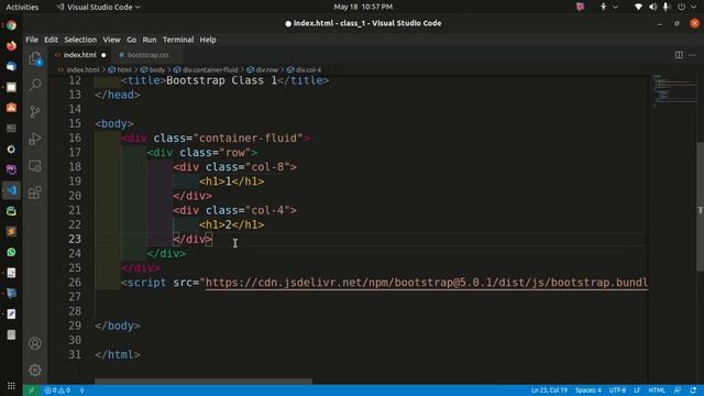 Web Design With Bootstrap 5 | Class - 1 смотреть онлайн