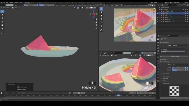Painterly brushworks in blender ; Recreate your favorite pai смотреть онлайн