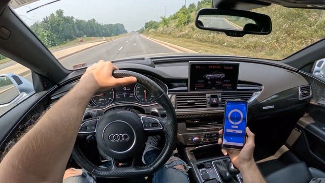2017 Audi RS7 4.0T - POV Test Drive | 0-60 смотреть онлайн