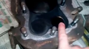 Ремонт цилиндра двигателя УМЗ-5В. Часть 3. Висит клапан.