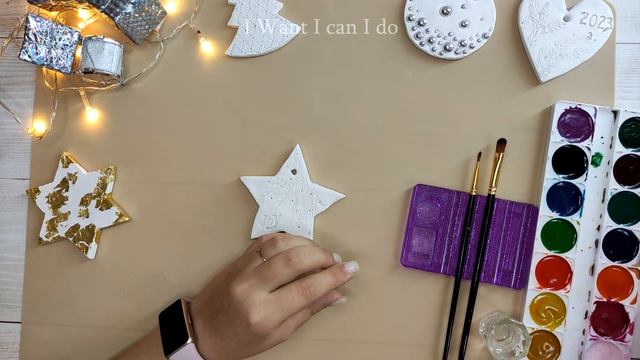 DIY: ?Елочные игрушки своими руками//Как сделать простые и стильные новогодние украшения?? смотреть онлайн