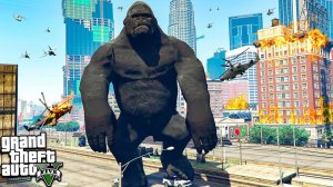 КИНГ КОНГ ВЕРНУЛСЯ В ЛОС САНТОС В ГТА 5 МОДЫ! KING KONG ОБЗОР МОДА В GTA 5! ИГРЫ ГТА ВИДЕО MODS