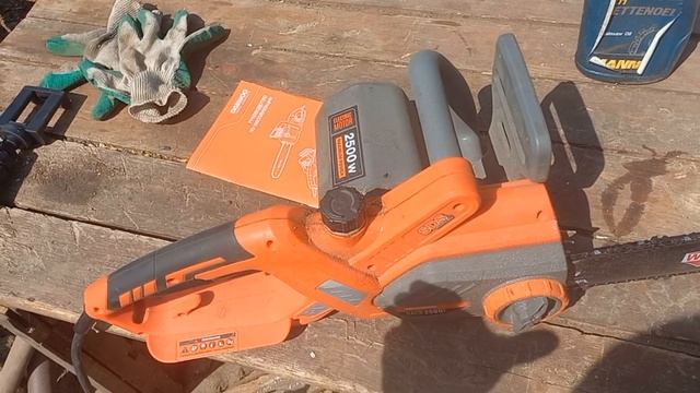 Электропила DAEWOO DACS 2500E. Поработала недолго. ч.1 смотреть онлайн