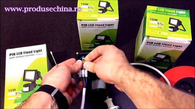 Proiector cu led COB si senzor de miscare setabil -10W- www.produsechina.ro смотреть онлайн