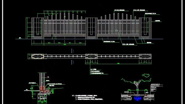 【25000 CAD Blocks Download 】Wrought iron railing fence design смотреть онлайн
