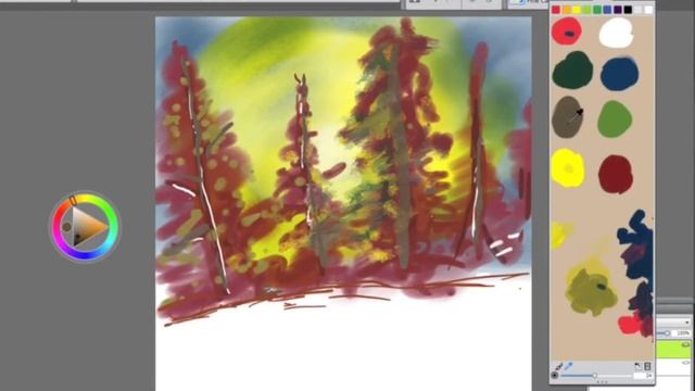 I TRY TO PAINT LIKE BOB ROSS - Digital Speed Painting Challenge! Part 1 смотреть онлайн