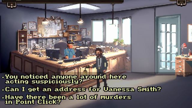 نقطة أنقر فوق القاتل2#2 المحقق يحقق في مقتل فانيسا سميث (موقع itch.io) Point Click Killer Act Two 2 смотреть онлайн