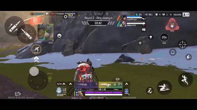 Apex Legend gameplay with Bloodhound ft. FADE #6 смотреть онлайн