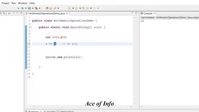 How to use Arithmetic Operators in java | Object Oriented Programming Full Course смотреть онлайн