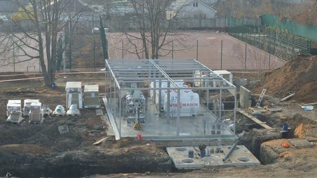 Таймлапс съёмка 4K строительства котельной #satisfying смотреть онлайн