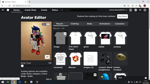 как создать свою футболку в roblox смотреть онлайн