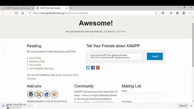 2 XAMPP Introduction and installation смотреть онлайн
