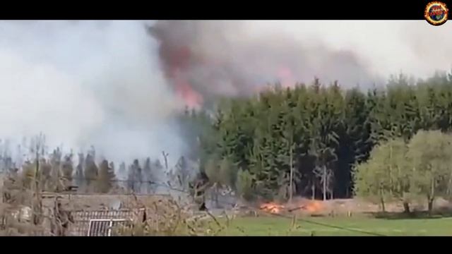 Лесной пожар в Гуммерсбахе, Германия, 20 апреля 2020 года смотреть онлайн
