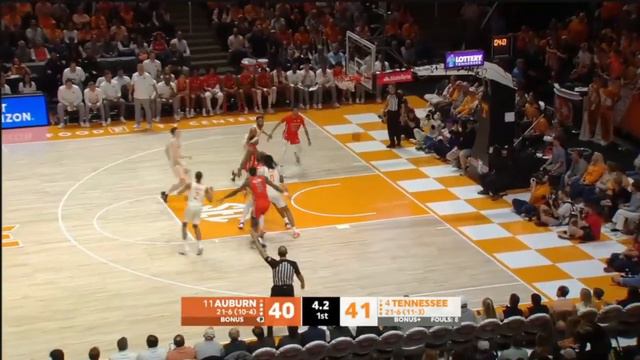 #4 Tennessee vs #11 Auburn Highlights | NCAA Men's Basketball | 2024 College Basketball смотреть онлайн
