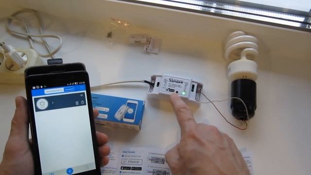 Wi-Fi реле Sonoff. Как настроить и подключить к смартфону. смотреть онлайн