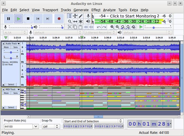 Продвинутый звуковой редактор Audacity смотреть онлайн