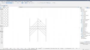 Архикад. Штриховка "Паркет ёлочка"
