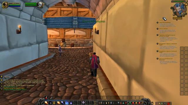 Играем в WOW Штормград Квартал магов смотреть онлайн