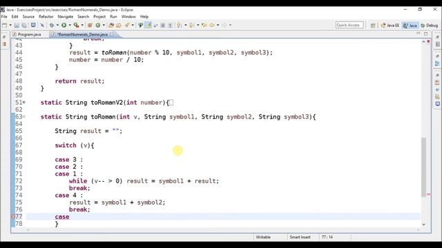 convert to roman number in java смотреть онлайн