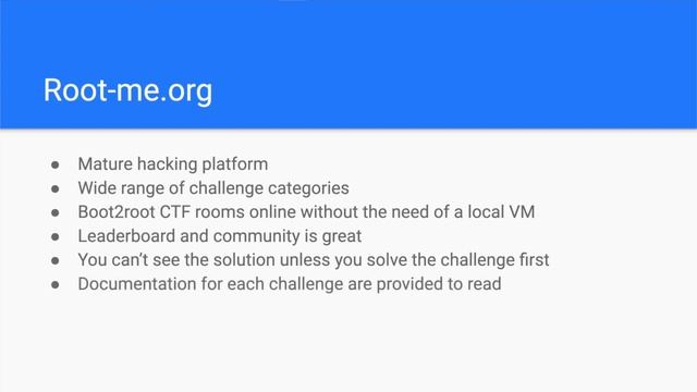 Learn With These Hacking Websites - Part1: Google Gruyere, Vulnhub And Rootme
