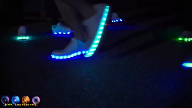 Astounding Tron & Shuffle Dancers w/LED Shoes - Music Video by PNK смотреть онлайн
