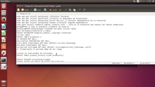Base de Datos con Tablas Temporales en POSTGRES смотреть онлайн