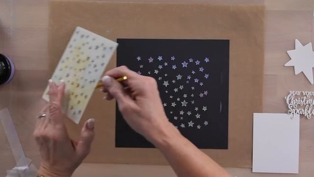 How to make a simple magical star Christmas card I Crafting My Style with Sue Wilson смотреть онлайн