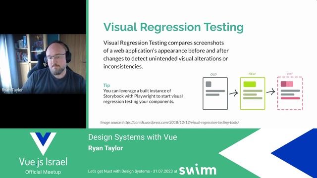 Vue.js Israel - Design Systems with Vue - Swimm meetup - 31/07/2023 - Ryan Taylor - English смотреть онлайн