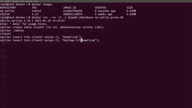 DOCKER IN PRATICA | Backup e restore di SQLite смотреть онлайн