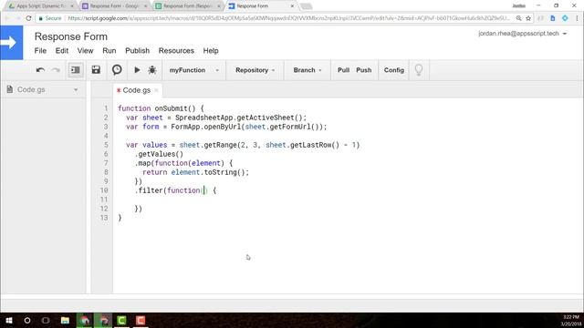 Apps Script: Dynamic Forms Multiple Choice смотреть онлайн