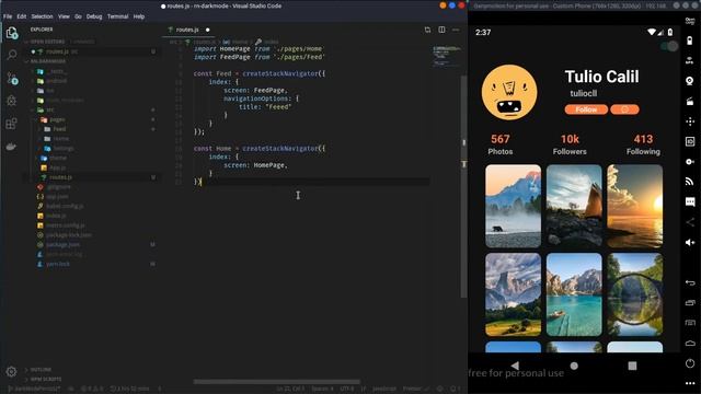 React Native ⚛️ - Context API e React Navigation смотреть онлайн