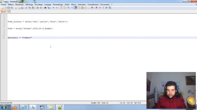 PHP Tutorial 7 - Les tableaux - Définition смотреть онлайн