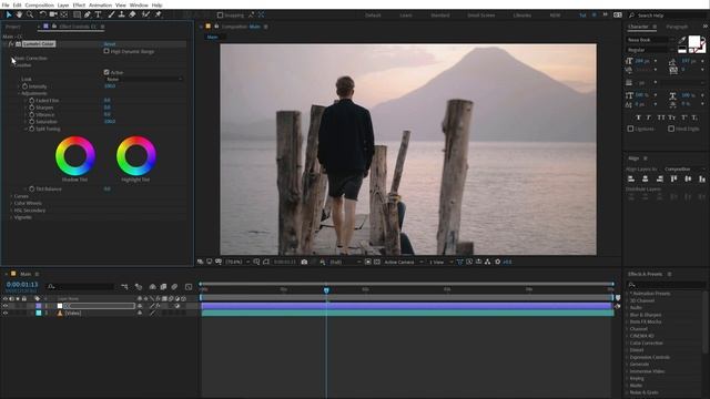 Pro Tip - Cinematic Color Grade In After Effects - After Effects Tutorial