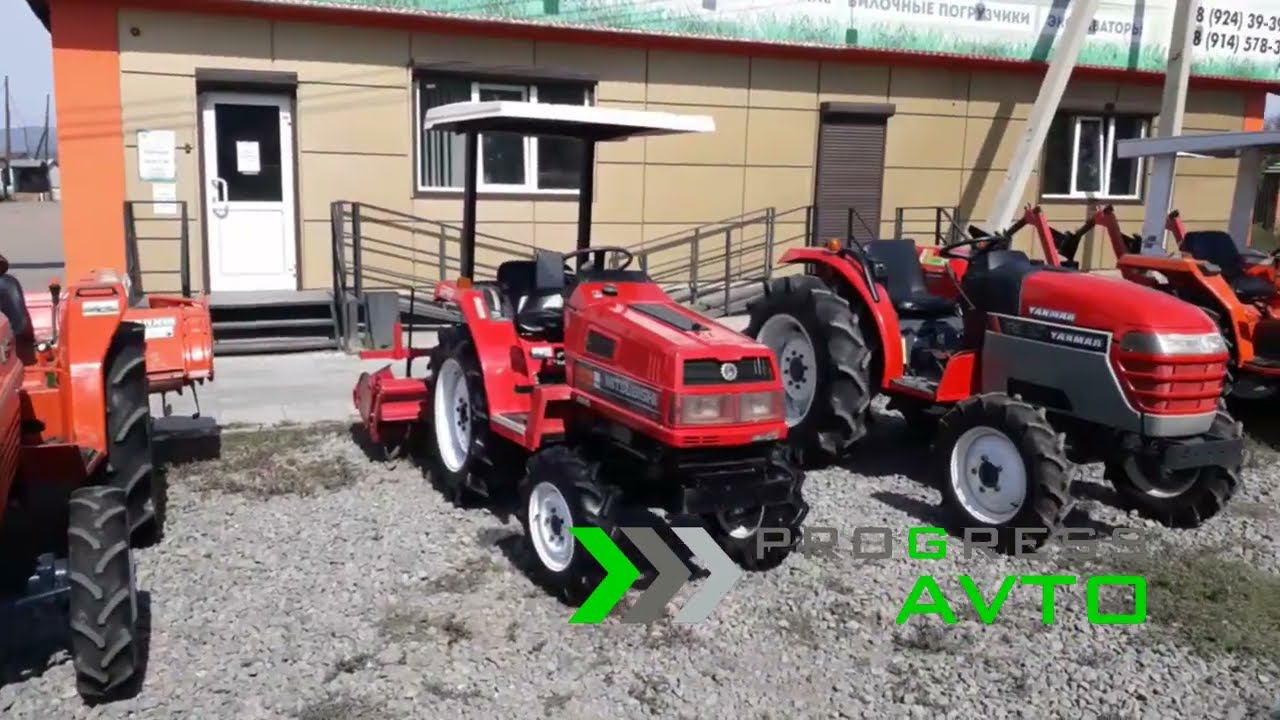 Минитрактор в Улан-Удэ MITSUBISHI MT16 обзор японского трактора с почвенной фрезой прогрессавто смотреть онлайн