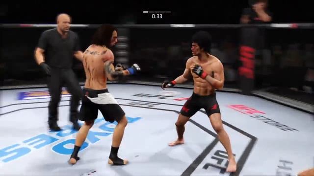 Bruce Lee vs. The Mowgli (EA sports UFC 2) смотреть онлайн