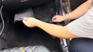 Вода под пассажирским ковриком в LADA GRANTA FL. Решение проблемы!