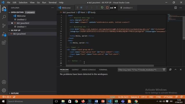 Kuis Kecil Java Script Alert Andreas Haryono 321910023 смотреть онлайн