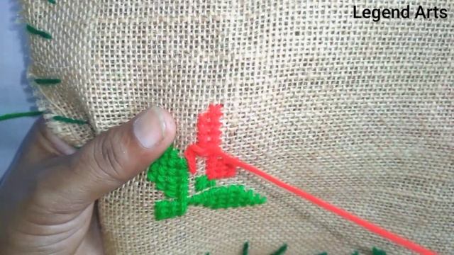 Hibiscus flower ashon design. Flower Sitting mat idea.Cross stitch work on sitting mat/Asan/Doormat смотреть онлайн