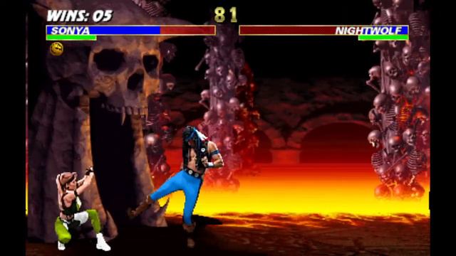 Ultimate Mortal Kombat 3 Gameplay- Sonya Blade смотреть онлайн