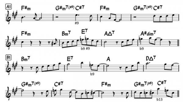 Black Orpheus (Manhã De Carnaval!) - Easy Solo Example for Alto Sax