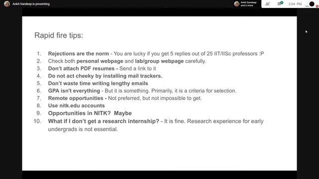Let's Talk Research Internships смотреть онлайн