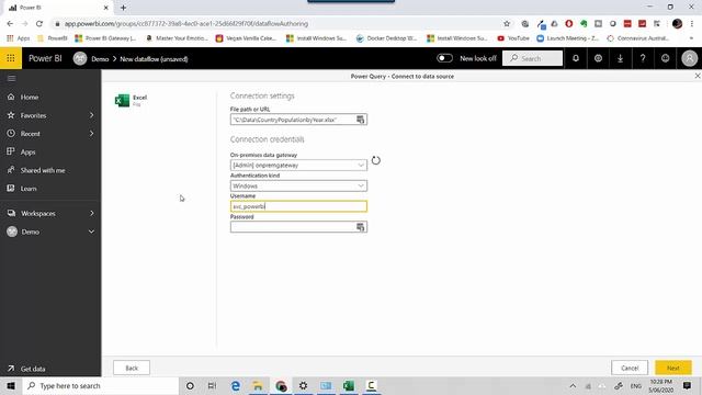 Upload an Excel File using Power BI Dataflow смотреть онлайн