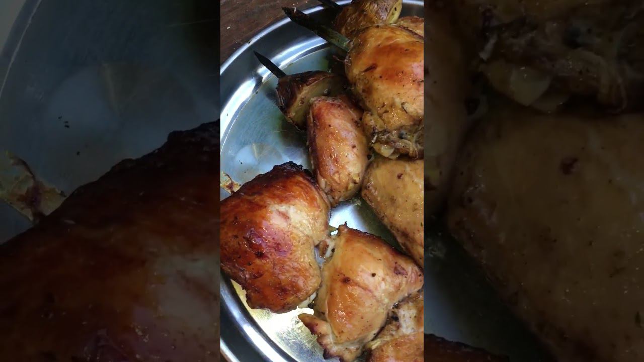 Куриные бёдра, запечённые в тандыре